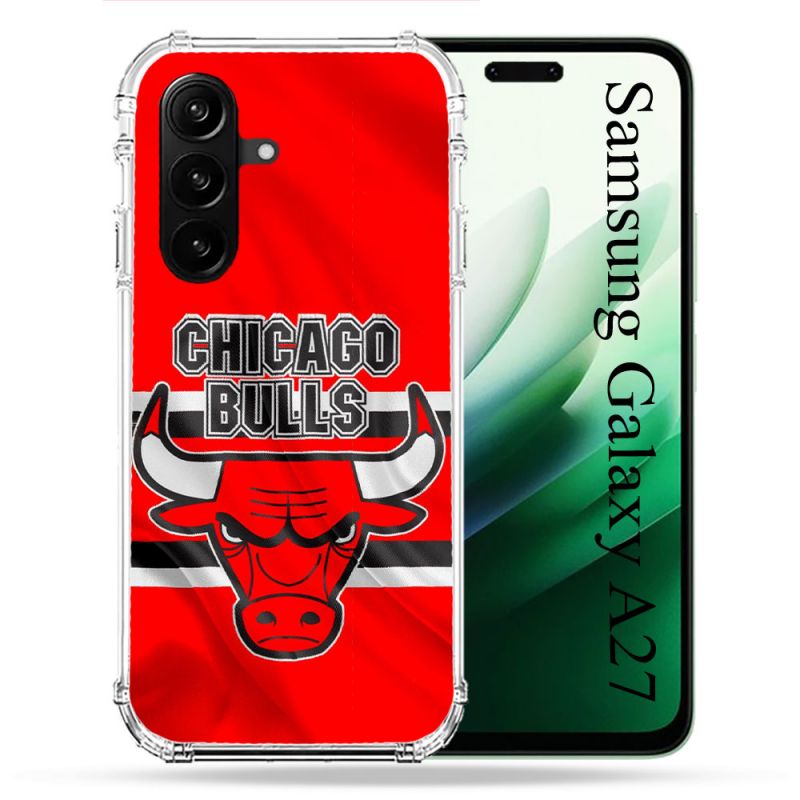 Coque Renforcée Pour Samsung Galaxy A27 5G Basket Chicago Bulls