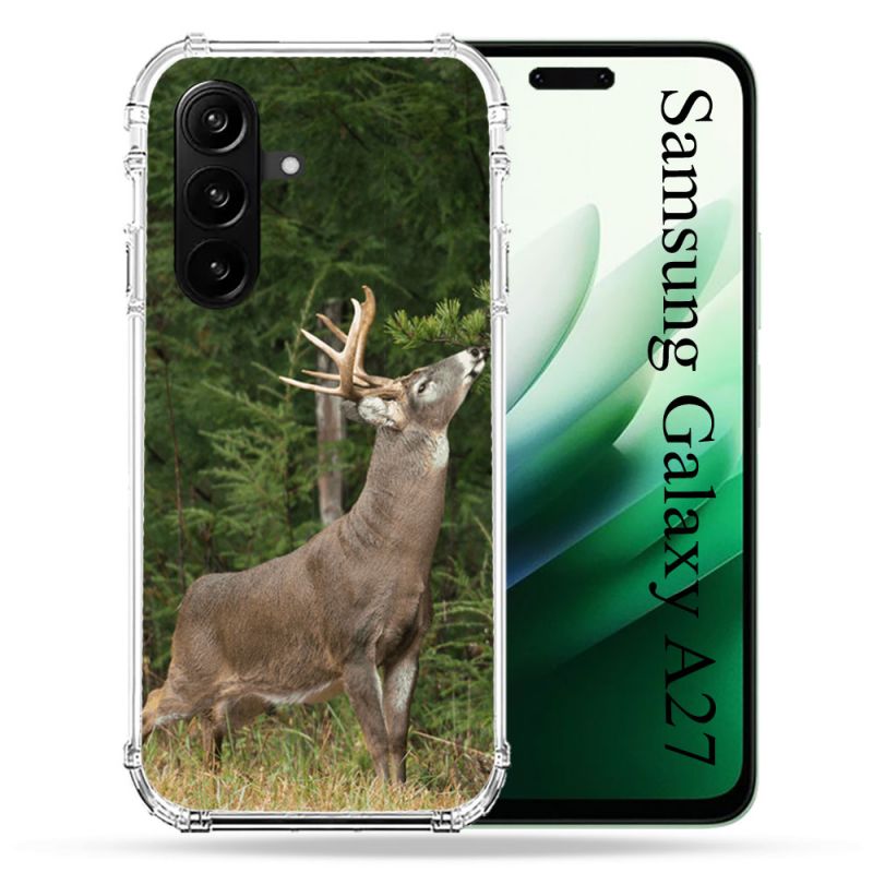 Coque Renforcée Pour Samsung Galaxy A27 5G Chasse Cerf