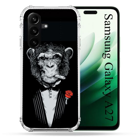 Coque Renforcée Pour Samsung Galaxy A27 5G Decale Singe Mafia