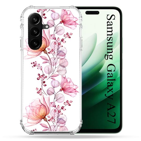 Coque Renforcée Pour Samsung Galaxy A27 5G Fleur Eclosion