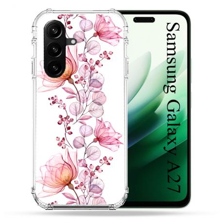 Coque Renforcée Pour Samsung Galaxy A27 5G Fleur Eclosion