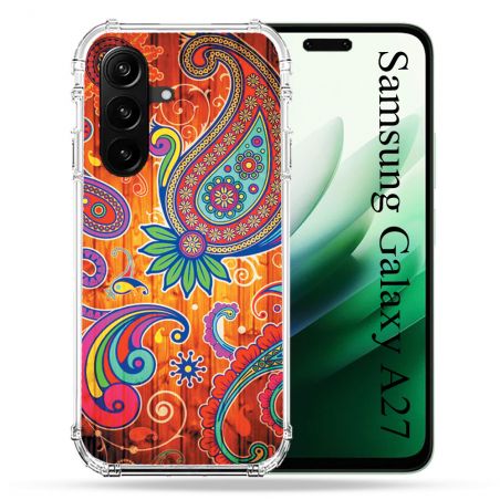 Coque Renforcée Pour Samsung Galaxy A27 5G Fleur Psychedelic