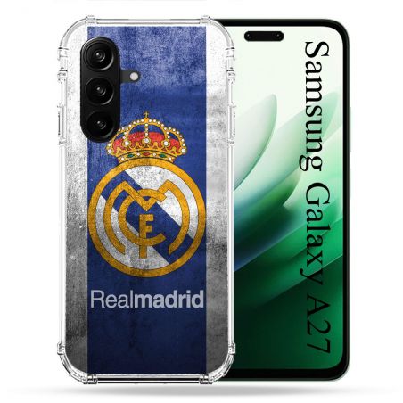 Coque Renforcée Pour Samsung Galaxy A27 5G Foot Real Madrid