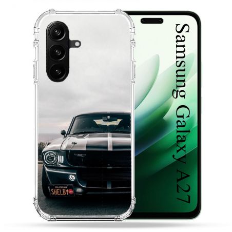 Coque Renforcée Pour Samsung Galaxy A27 5G Ford Mustang GT500 Vintage