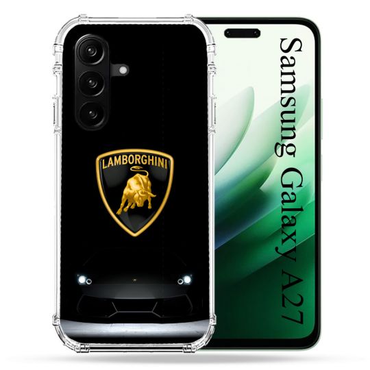 Coque Renforcée Pour Samsung Galaxy A27 5G Lamborghini Noir