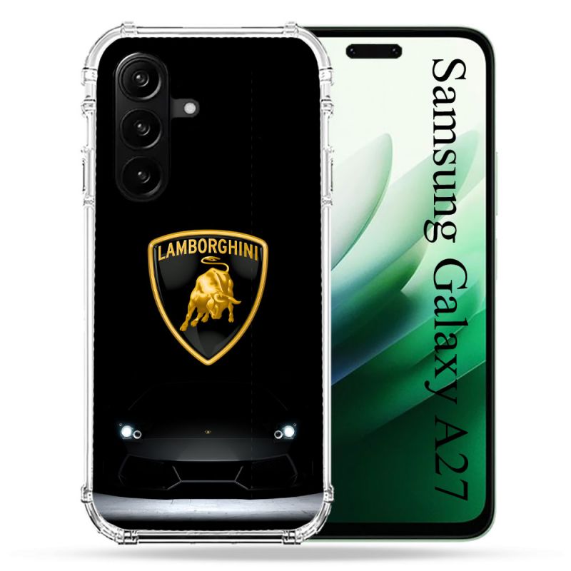 Coque Renforcée Pour Samsung Galaxy A27 5G Lamborghini Noir