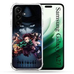 Coque Renforcée Pour Samsung Galaxy A27 5G Manga Demon Slayer Noir