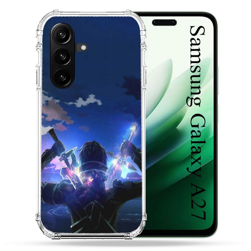 Coque Renforcée Pour Samsung Galaxy A27 5G Manga SAO sword Art Online Epee