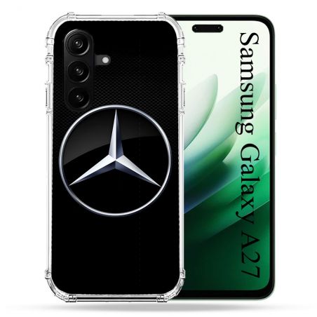 Coque Renforcée Pour Samsung Galaxy A27 5G Mercedes Carbone