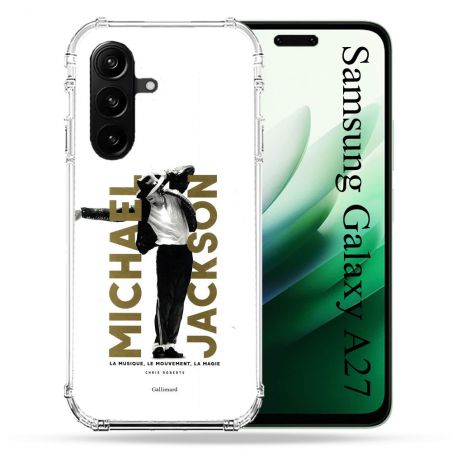 Coque Renforcée Pour Samsung Galaxy A27 5G Michael Jackson Blanc