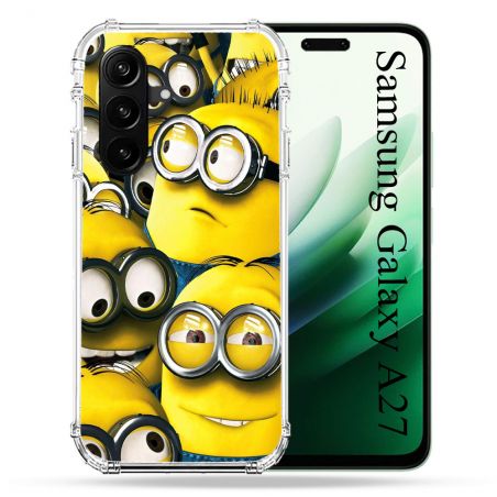 Coque Renforcée Pour Samsung Galaxy A27 5G Minions Groupe