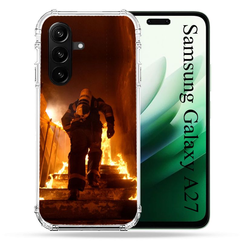 Coque Renforcée Pour Samsung Galaxy A27 5G Pompier Escalier