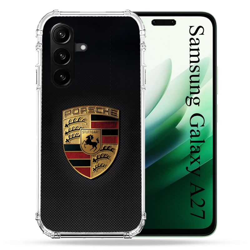 Coque Renforcée Pour Samsung Galaxy A27 5G Porsche Carbone