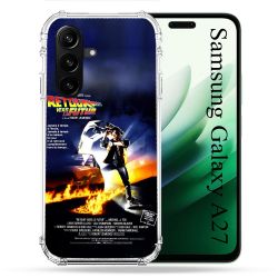 Coque Renforcée Pour Samsung Galaxy A27 5G Retour Vers Le Futur Affiche