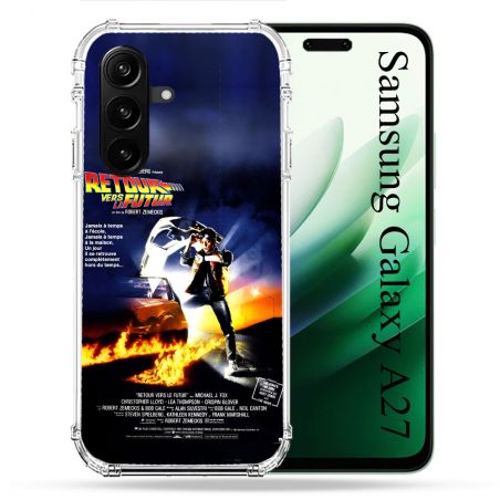 Coque Renforcée Pour Samsung Galaxy A27 5G Retour Vers Le Futur Affiche