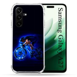 Coque Renforcée Pour Samsung Galaxy A27 5G Sport Cyclisme Bleu