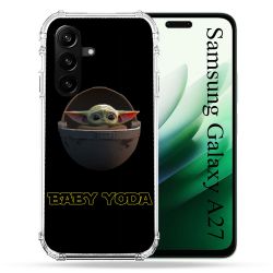 Coque Renforcée Pour Samsung Galaxy A27 5G Star Wars - Yoda bebe noir