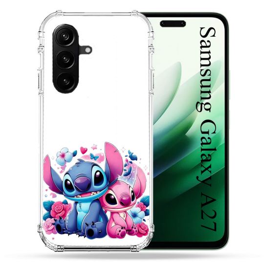 Coque Renforcée Pour Samsung Galaxy A27 5G Stitch Love