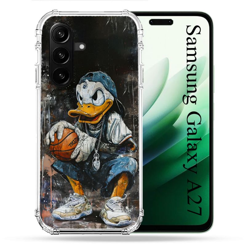 Coque Renforcée Pour Samsung Galaxy A27 5G Street Art Donald Duck