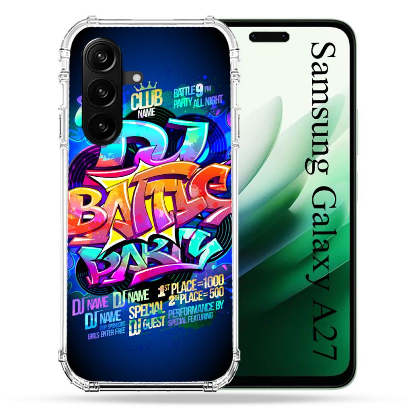 Coque Renforcée Pour Samsung Galaxy A27 5G Street Art Rap