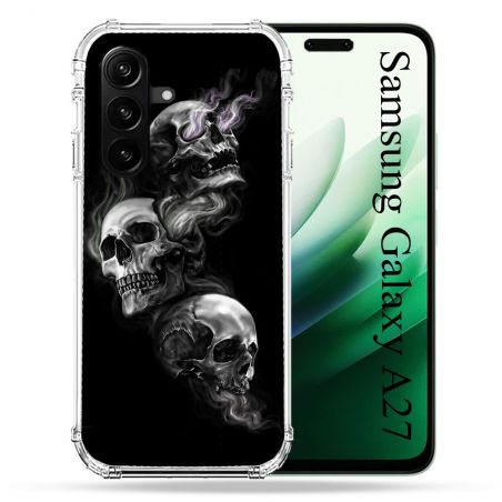 Coque Renforcée Pour Samsung Galaxy A27 5G Tete de Mort Triple