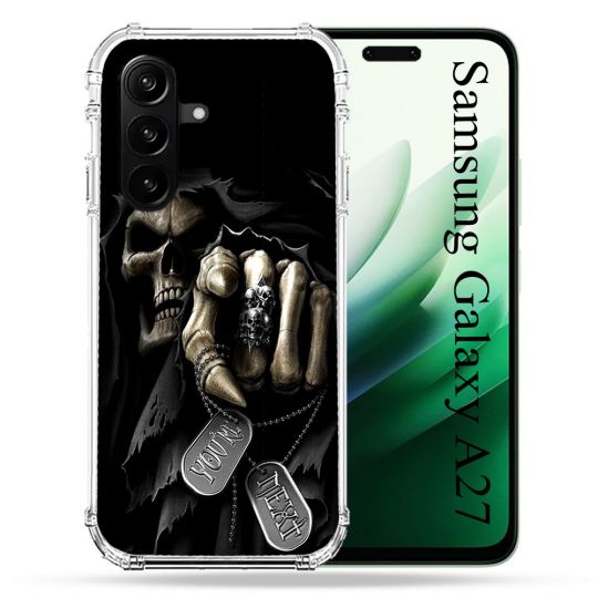 Coque Renforcée Pour Samsung Galaxy A27 5G Tete de Mort Your Next