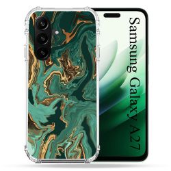 Coque Renforcée Pour Samsung Galaxy A27 5G Texture Marbre Vert