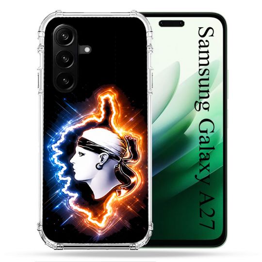 Coque Renforcée Pour Samsung Galaxy A27 5G Voyage Corse Brillante