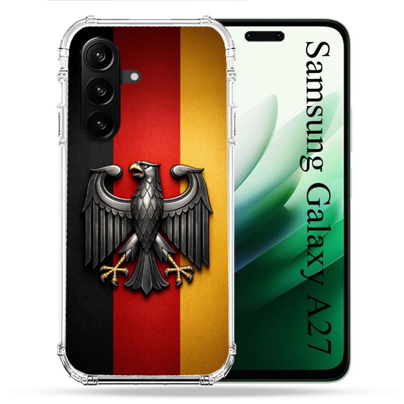 Coque Renforcée Pour Samsung Galaxy A27 5G Voyage Drapeau Allemagne