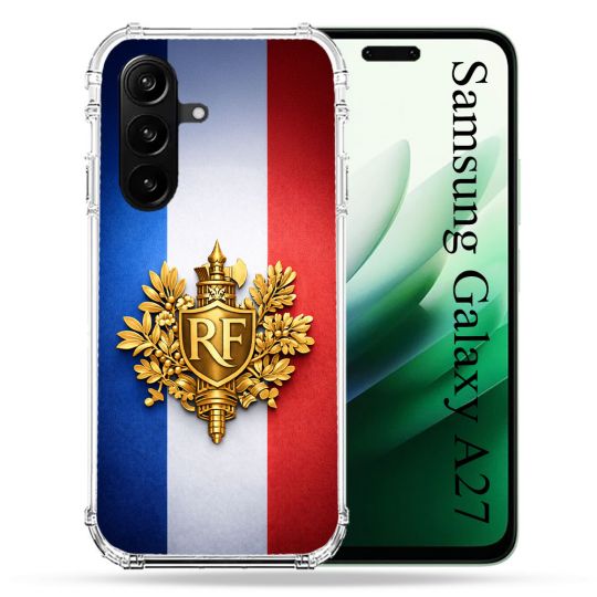 Coque Renforcée Pour Samsung Galaxy A27 5G Voyage Drapeau France