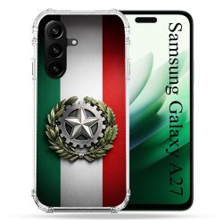 Coque Renforcée Pour Samsung Galaxy A27 5G Voyage Drapeau Italie