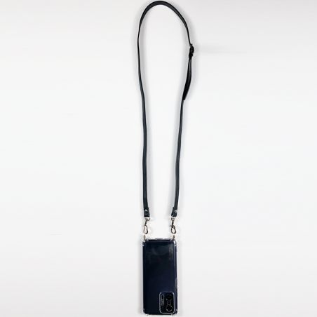 Coque Pour Samsung Galaxy S26 Ultra avec Lanière / Cordon Cuir 2 Noir