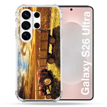 Coque Renforcée Pour Samsung Galaxy S26 Ultra Agriculture Tracteur Color