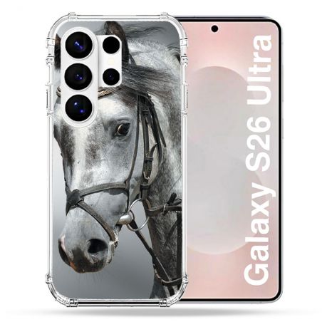 Coque Renforcée Pour Samsung Galaxy S26 Ultra Animal Cheval Blanc