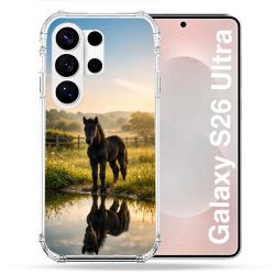 Coque Renforcée Pour Samsung Galaxy S26 Ultra Animal Cheval Reflet