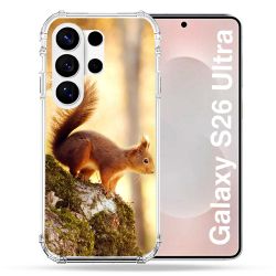 Coque Renforcée Pour Samsung Galaxy S26 Ultra Animal Ecureuil Bois