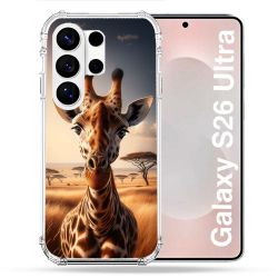 Coque Renforcée Pour Samsung Galaxy S26 Ultra Animal Girafe Savane