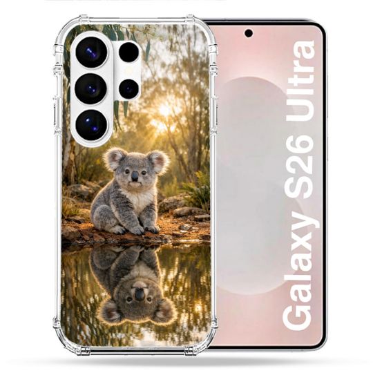 Coque Renforcée Pour Samsung Galaxy S26 Ultra Animal Koala Reflet