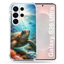 Coque Renforcée Pour Samsung Galaxy S26 Ultra Animal Tortue Marine