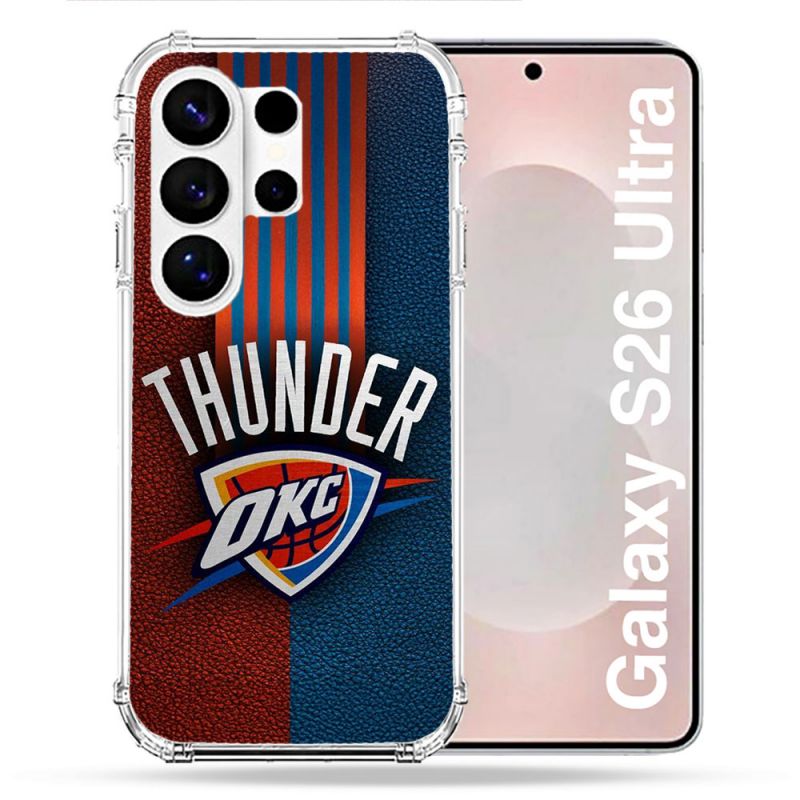 Coque Renforcée Pour Samsung Galaxy S26 Ultra Basket Oklahoma City Thunder