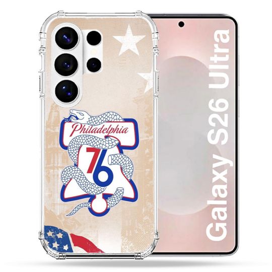 Coque Renforcée Pour Samsung Galaxy S26 Ultra Basket Philadelphia 76ers