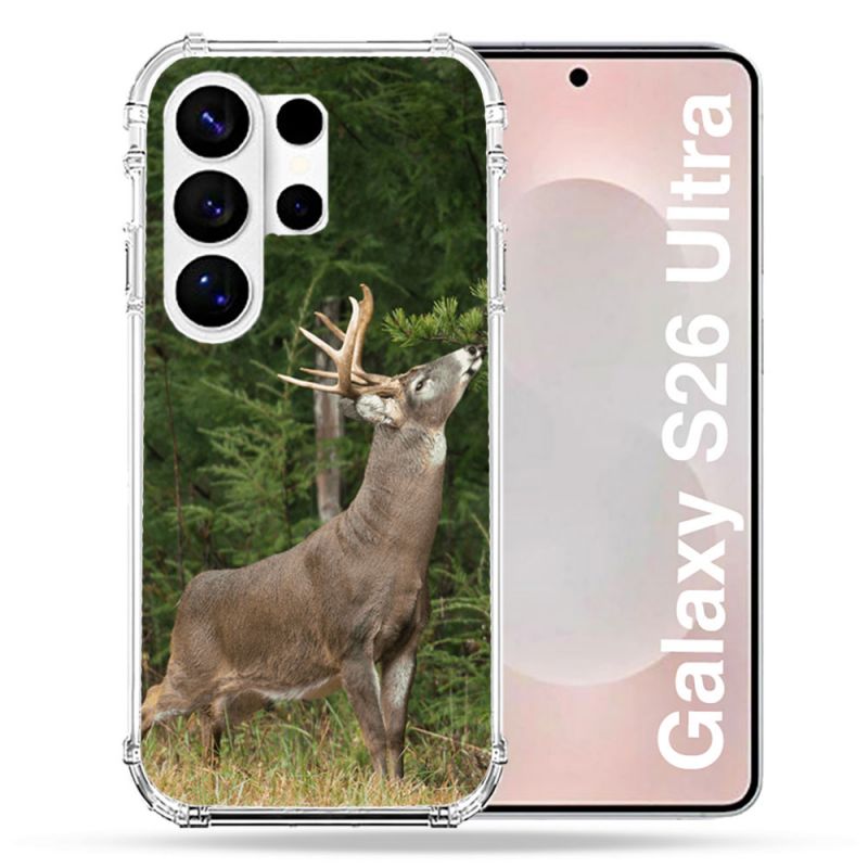 Coque Renforcée Pour Samsung Galaxy S26 Ultra Chasse Cerf