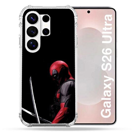Coque Renforcée Pour Samsung Galaxy S26 Ultra Deadpool Epee