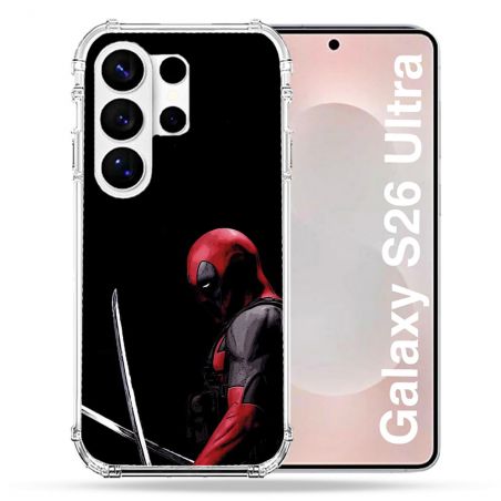 Coque Renforcée Pour Samsung Galaxy S26 Ultra Deadpool Epee