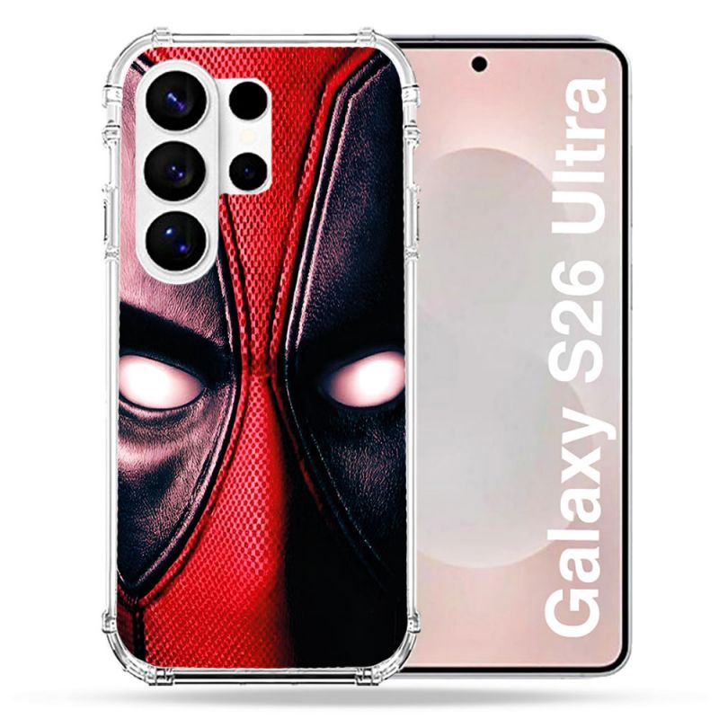 Coque Renforcée Pour Samsung Galaxy S26 Ultra Deadpool Yeux
