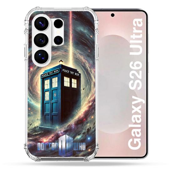 Coque Renforcée Pour Samsung Galaxy S26 Ultra Dr Who Tardis Univers