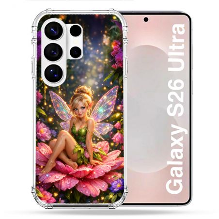 Coque Renforcée Pour Samsung Galaxy S26 Ultra Fantastique Fee Fleur