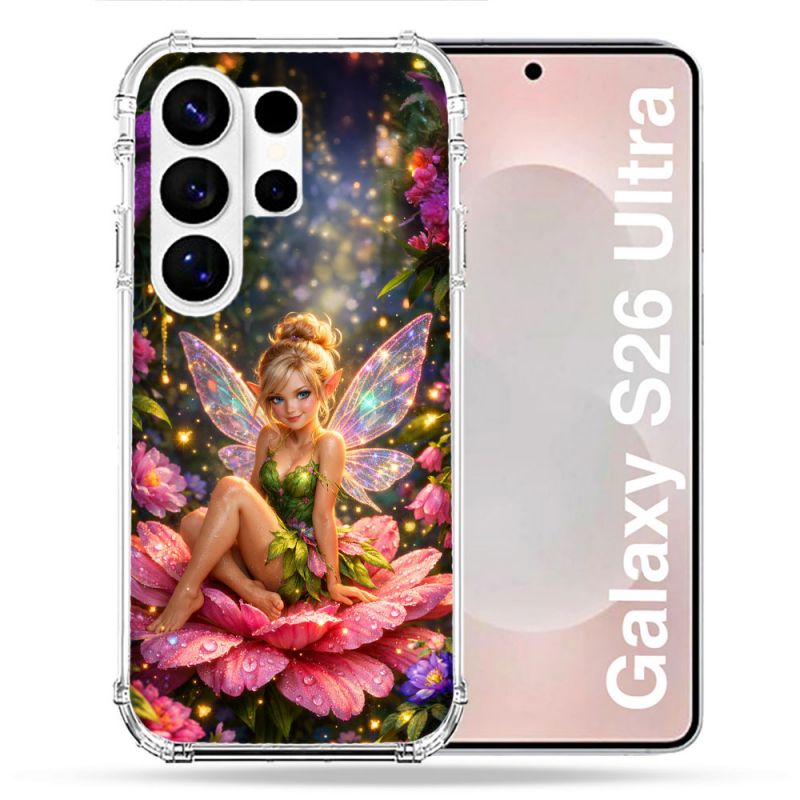 Coque Renforcée Pour Samsung Galaxy S26 Ultra Fantastique Fee Fleur