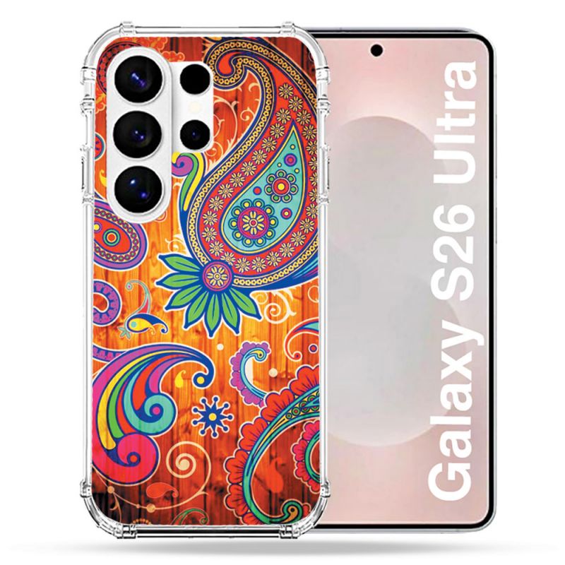 Coque Renforcée Pour Samsung Galaxy S26 Ultra Fleur Psychedelic