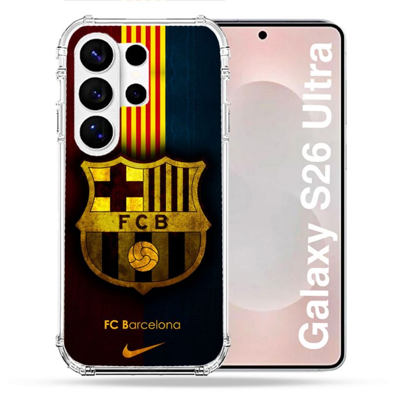 Coque Renforcée Pour Samsung Galaxy S26 Ultra Foot FC Barcelone Vintage